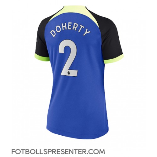 Tottenham Hotspur Matt Doherty #2 Borta Matchtröja Dam 2022-23 Kortärmad Tottenham Hotspur Matt Doherty #2 Borta Matchtröja Dam 2022-23 Kortärmad